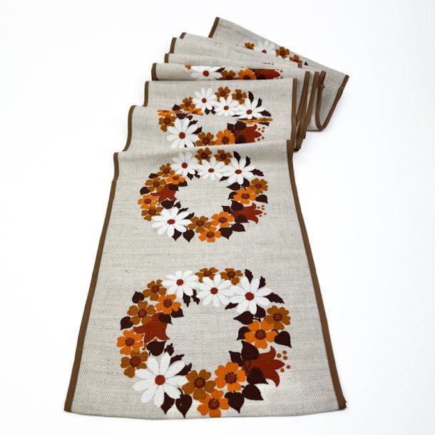 Retro bordl�ber blomster - 240 cm