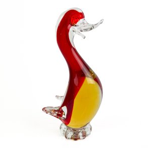Farverig vintage Murano svane