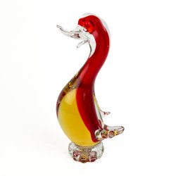 Farverig vintage Murano svane