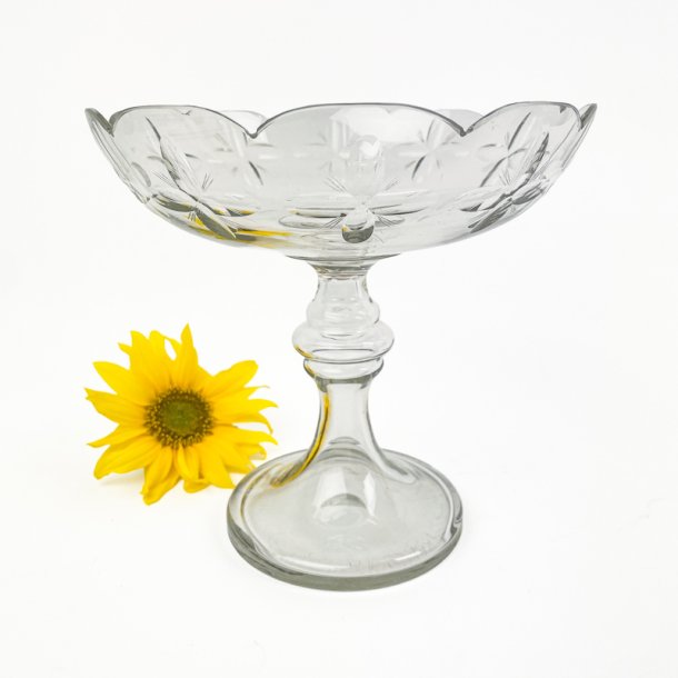 Elegant mundbl�st vintage glasopsats