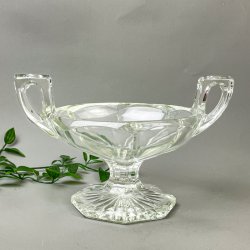Klarer Retro-Glasaufsatz mit Henkeln