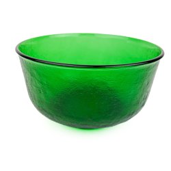 Gr�n vintage glassk�l