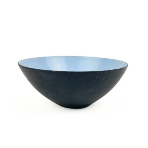 Lysebl� Krenit sk�l fra 1960'erne - � 10 cm