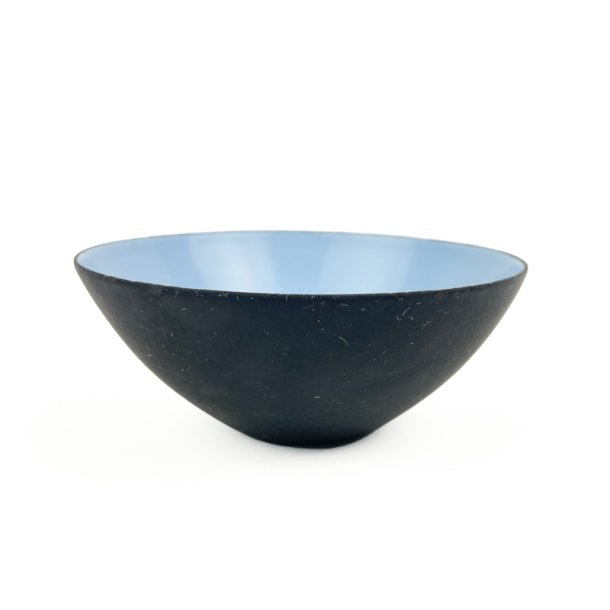 Lysebl� Krenit sk�l fra 1960'erne - � 10 cm