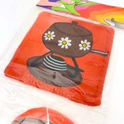 Retro grillhandske og grydelap