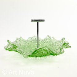Gr�nt vintage glasfad