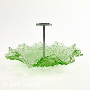 Gr�nt vintage glasfad