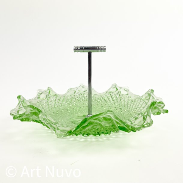 Gr�nt vintage glasfad