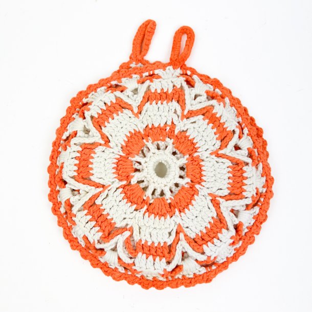 To orange retro grydelapper