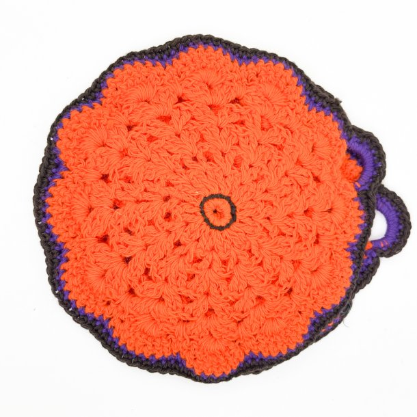To orange retro grydelapper