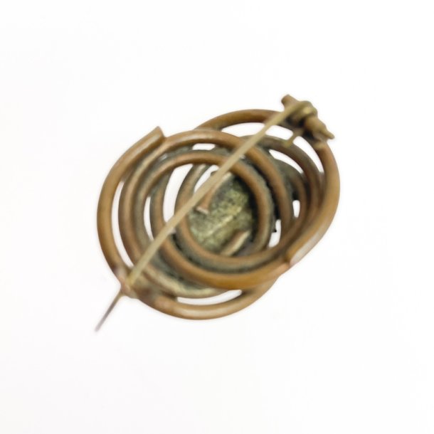 Dekorativ bladformet vintage broche