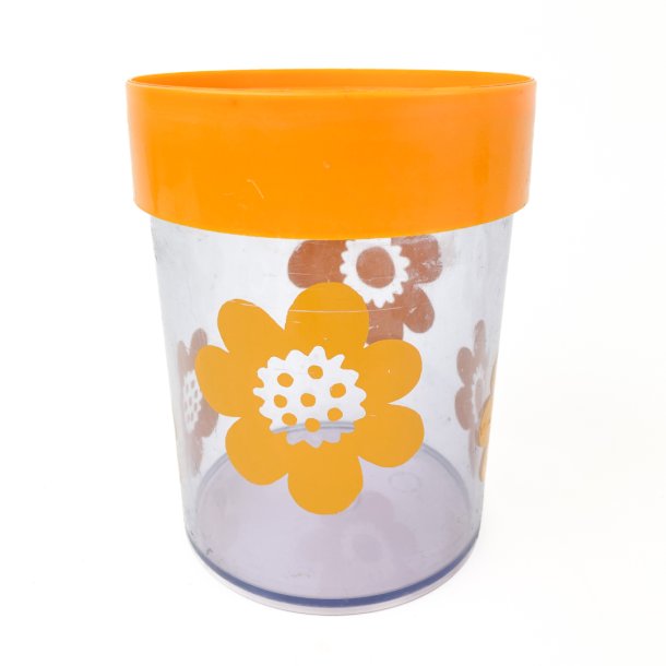 Erik Kold retro btte med gule blomster