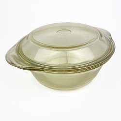 Ildfast gul vintage Jena glassk�l