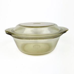 Ildfast gul vintage Jena glassk�l