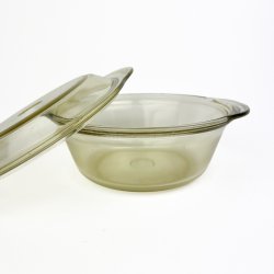 Ildfast gul vintage Jena glassk�l