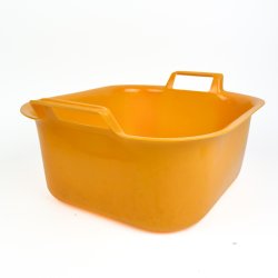 Gul retro opvaskebalje