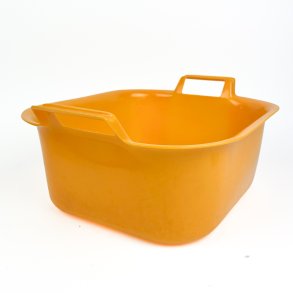 Gul retro opvaskebalje