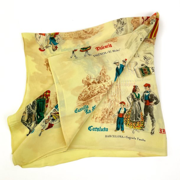 Gult vintage silket�rkl�de