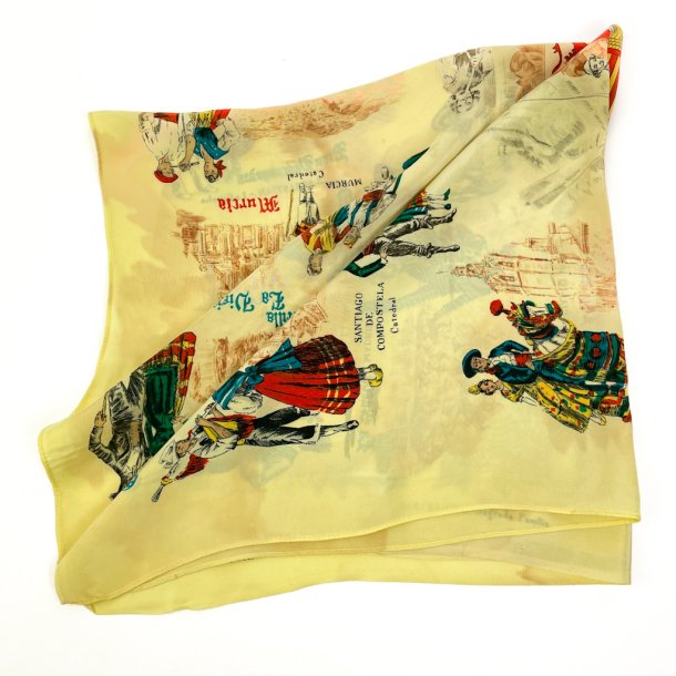 Gult vintage silket�rkl�de