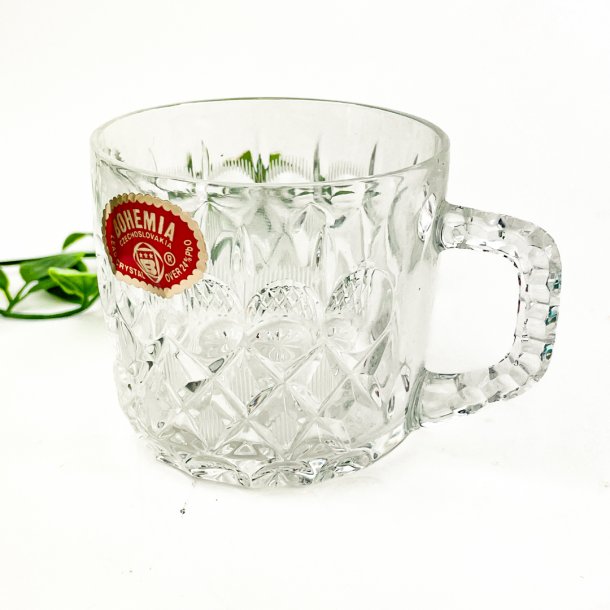 Vintage Bohemia Kristall Tasse