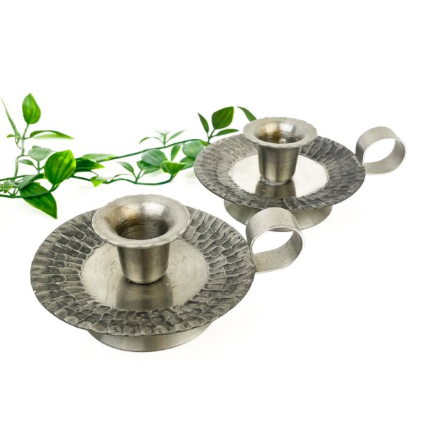 To kammersteger i dansk tin 