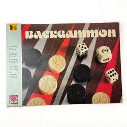 Retro backgammon spil