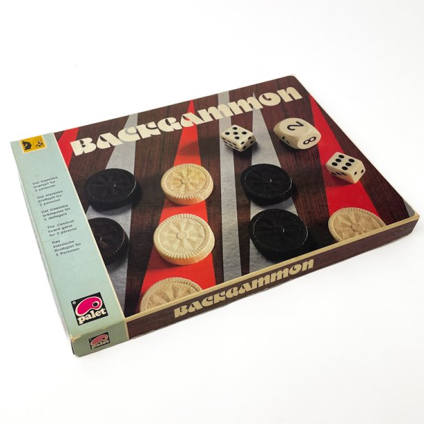 Retro backgammon spil