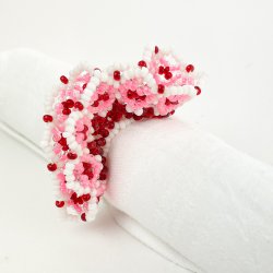 To vintage servietringe og to lysekranse