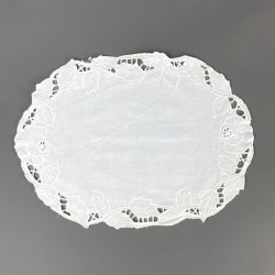 Hvid vintage lysedug