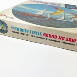 Vintage rundt puslespil 500 brikker