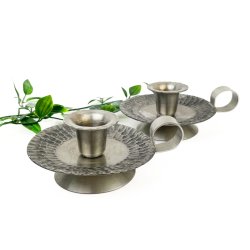 To kammersteger i dansk tin 