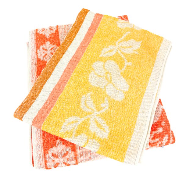 To blomstrede vintage h�ndkl�der