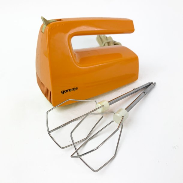 Orange retro hndmixer