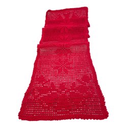 R�d h�klet retro bordl�ber 120 cm