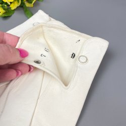 Hvide vintage handsker i bldt skind  str. 6