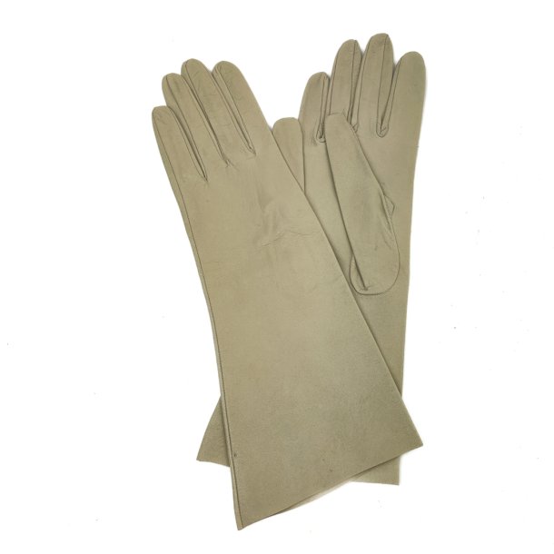 Lyse vintage skindhandsker small