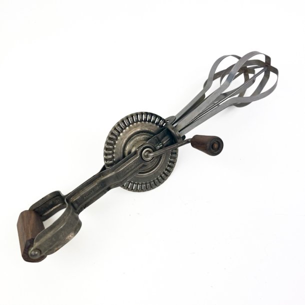 Original vintage hjulpisker i metal