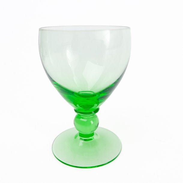 Gr�nt Holmegaard Gerda hvidvinsglas