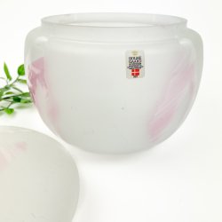 Holmegaard Fiesta l�gkrukke � frostet glas