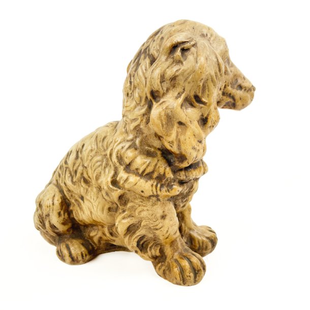Dekorativ hundefigur vintage keramik