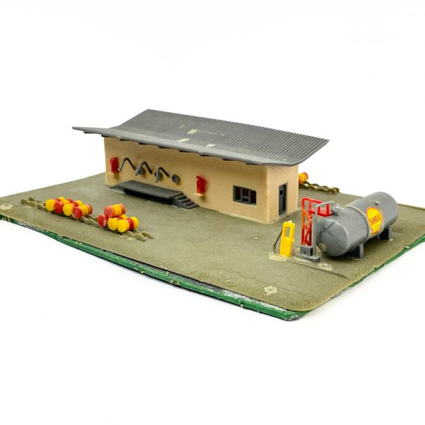 Shell l-Depot  Modellgebude fr Eisenbahnanlagen