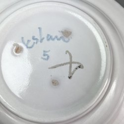 Keramisk sk�l rillet kant - Eslau