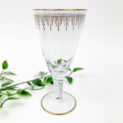 Elegant guldkantet Marselisborg hvidvinsglas