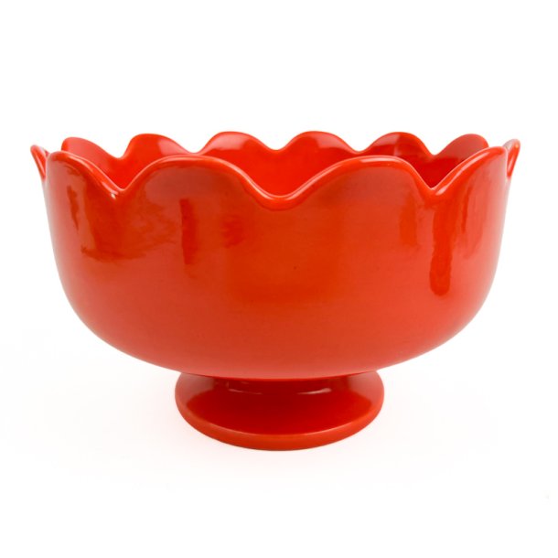 Schramberg orange retro sk�l p� fod
