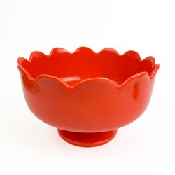 Schramberg orange retro sk�l p� fod