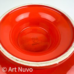 Schramberg orange retro sk�l p� fod