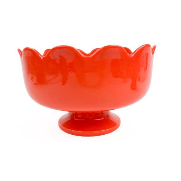 Schramberg orange retro sk�l p� fod