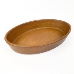 Brunt vintage ildfast fad