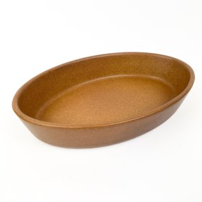 Brunt vintage ildfast fad