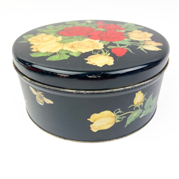 Sort vintage IRA kaged�se med roser